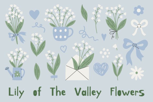 Download Lily of the Valley Flowers PNG Clipart - Clipart Collection