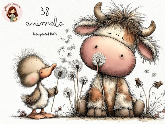 Download Cute Spring Animals Clipart PNG Bundle - Clipart Collection