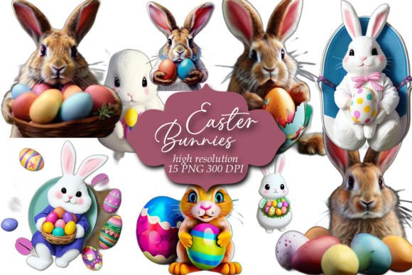 Download Easter Clipart, Easter Bunnies Clip Art - Clipart Collection