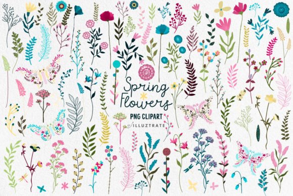 Download Spring Flowers PNG Clipart | Wild Flower - Clipart Collection