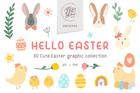 Download Hello Easter Graphic Collection - Easter graphic Collection