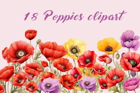 Download Poppy Flower Clipart - Clipart Collection