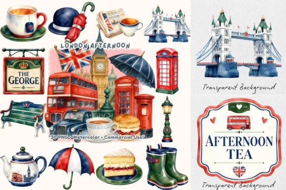 Download Coquette London Afternoon Clipart - Clipart Collection