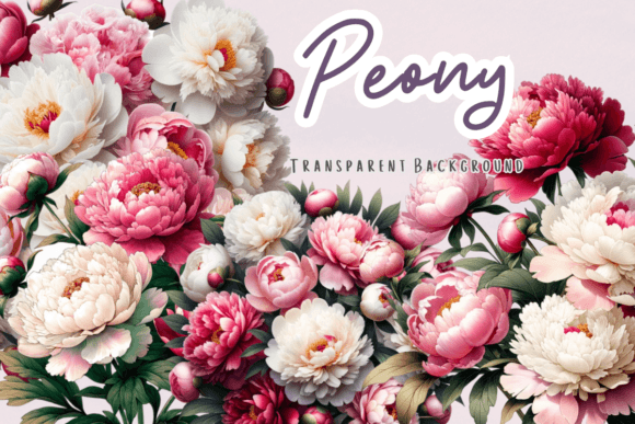 Download Peony Clipart Floral Watercol Collection - Clipart Collection