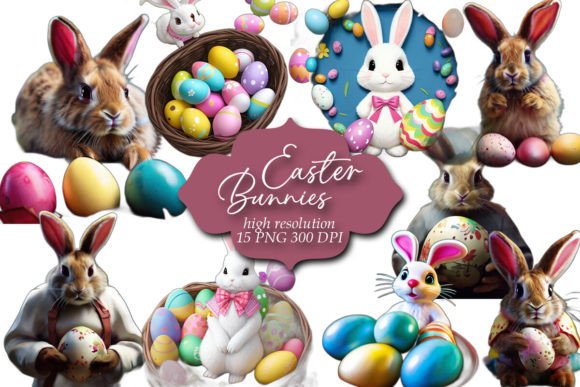 Download Easter Clipart, Easter Bunnies Clip Art - Clipart Collection