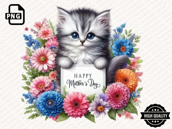 Download Adorable Mother's Day Animals Clipart - Clipart Collection