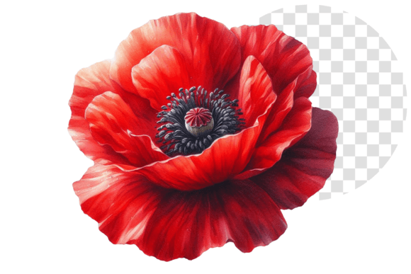 Download Poppify Watercolor Red Poppy Clipart - Clipart Collection