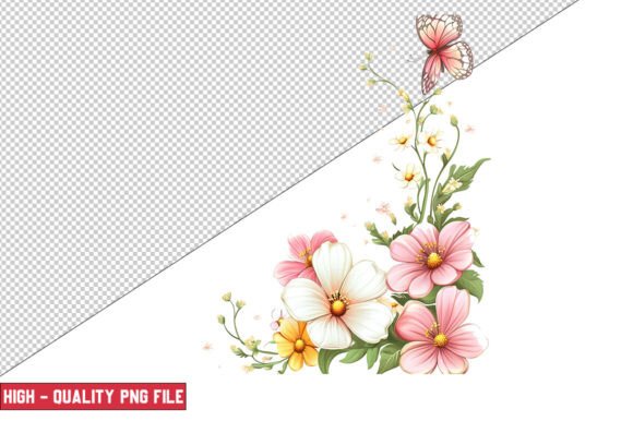 Download Flower Border Clipart Sublimation - Clipart Collection