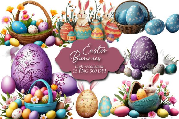 Download Easter Clipart, Easter Bunnies Clip Art - Clipart Collection