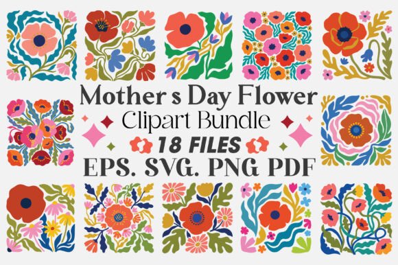 Download Mother’s Day Flower Clipart Bundle - Clipart Collection