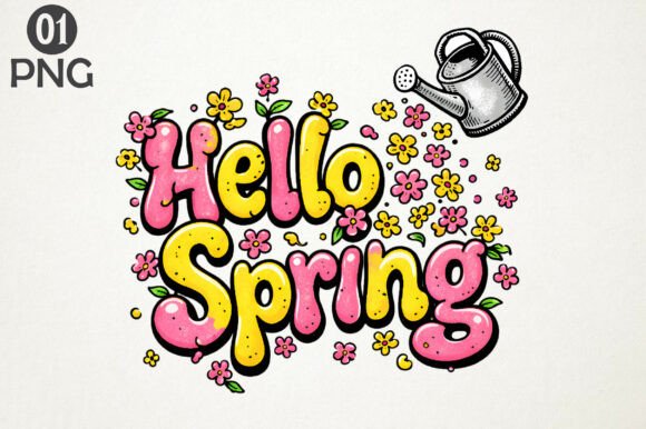 Download Hello Spring Floral PNG Clipart Clipart - Clipart Collection