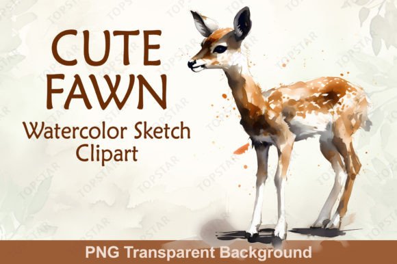 Download Cute Animal Clipart Deer Illustration - Clipart Collection