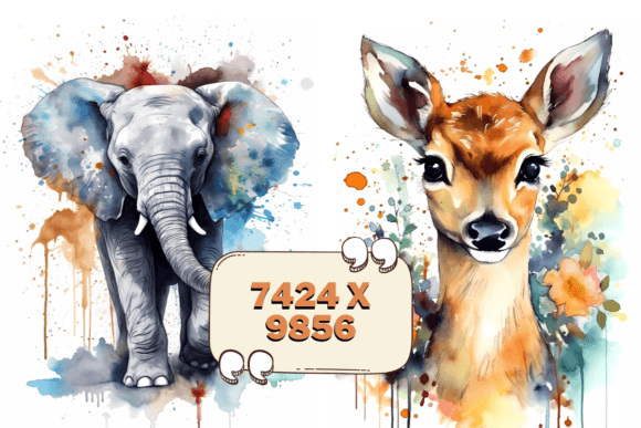 Download 23 Watercolor Animals Clipart Bundle HQ - Clipart Collection