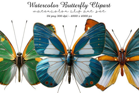 Download Watercolor Butterfly Clipart - Clipart Collection