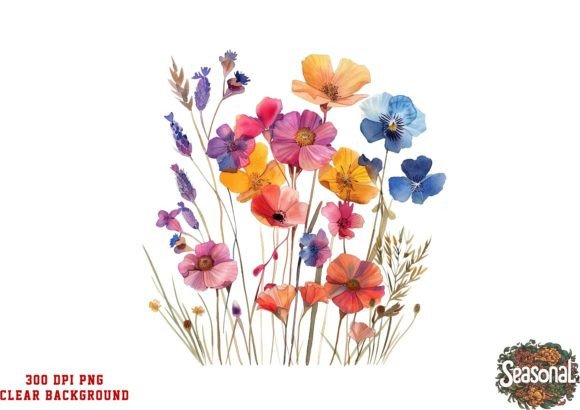 Download Watercolor Spring Wildflower Clipart - Clipart Collection
