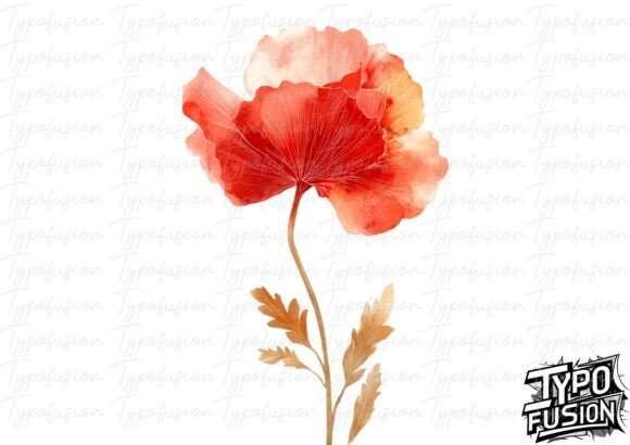 Download Watercolor Poppy Flower Clipart - Clipart Collection