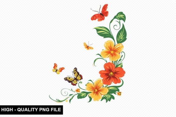Download Spring Flower Border Clipart Design - Clipart Collection