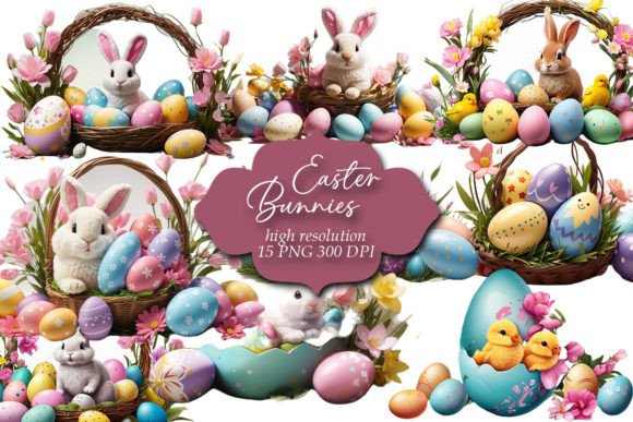 Download Easter Clipart, Easter Bunnies Clip Art - Clipart Collection