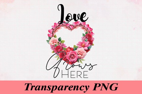 Download Blooming Heart Wreath - PNG - Premium Bundle